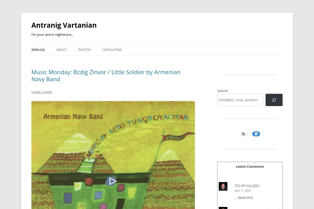 Antranig Vartanian | I’m your worst nightmare…