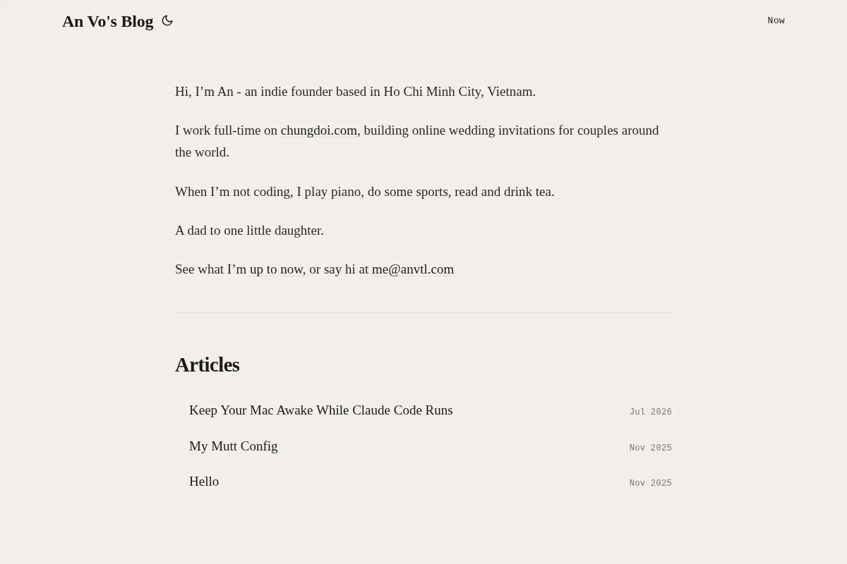 An Vo's Blog