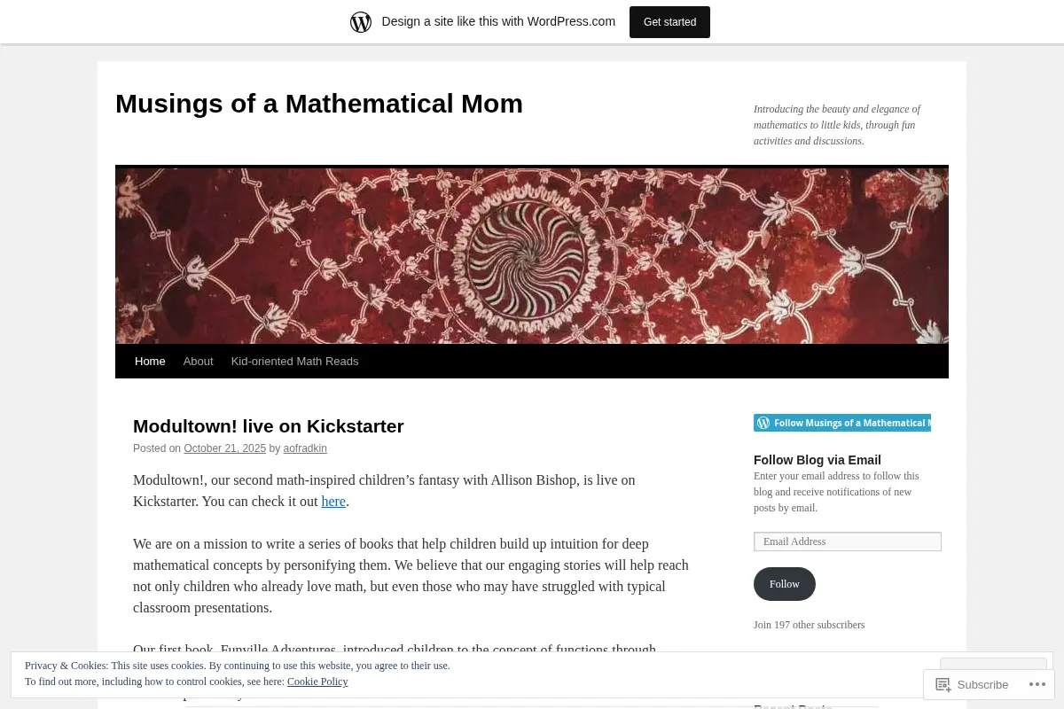 Musings of a Mathematical Mom