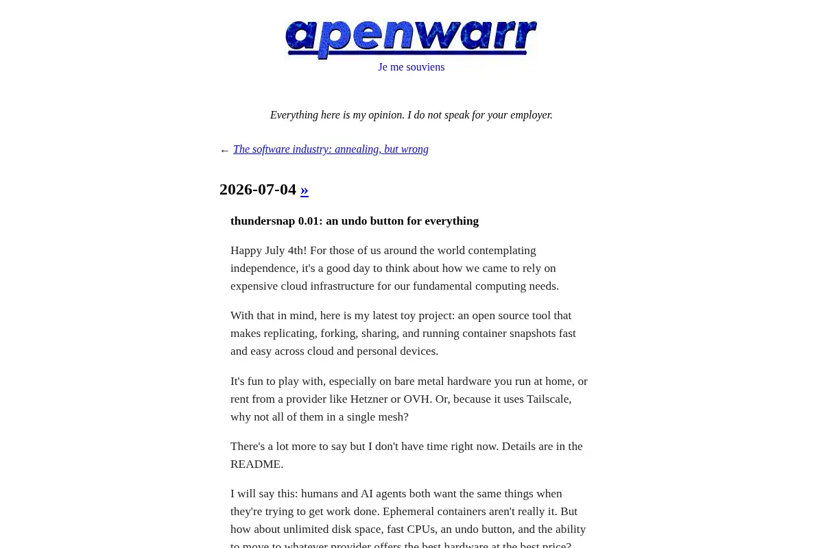 apenwarr's blog