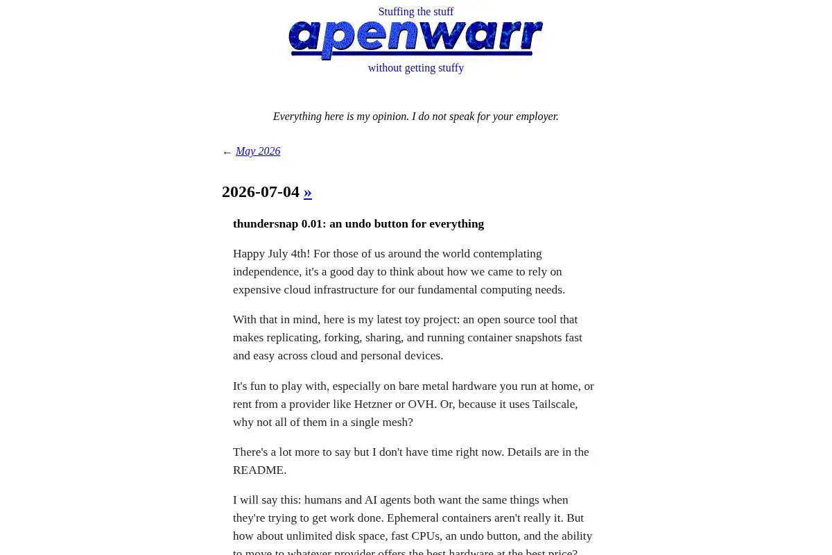 apenwarr's log