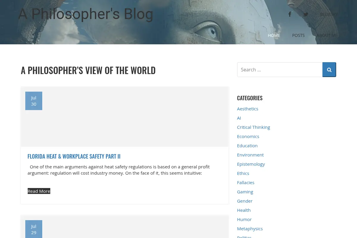 A Philosopher's Blog