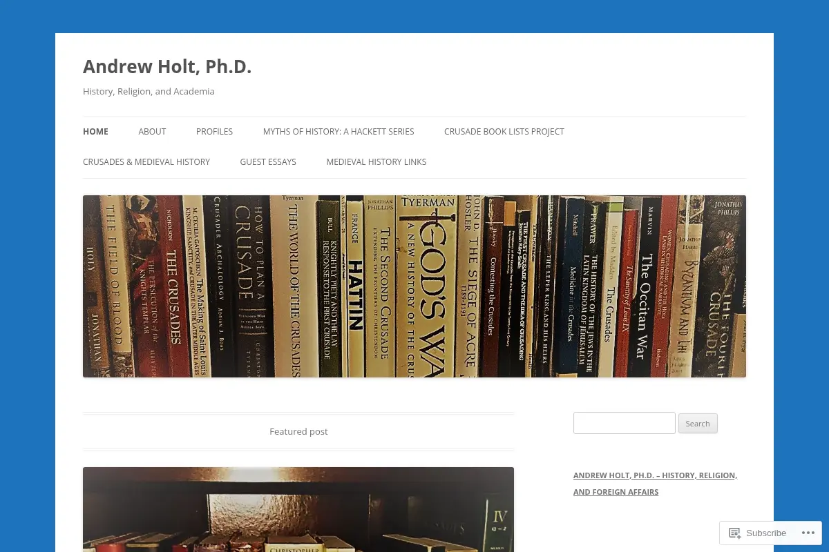 Andrew Holt, Ph.D.