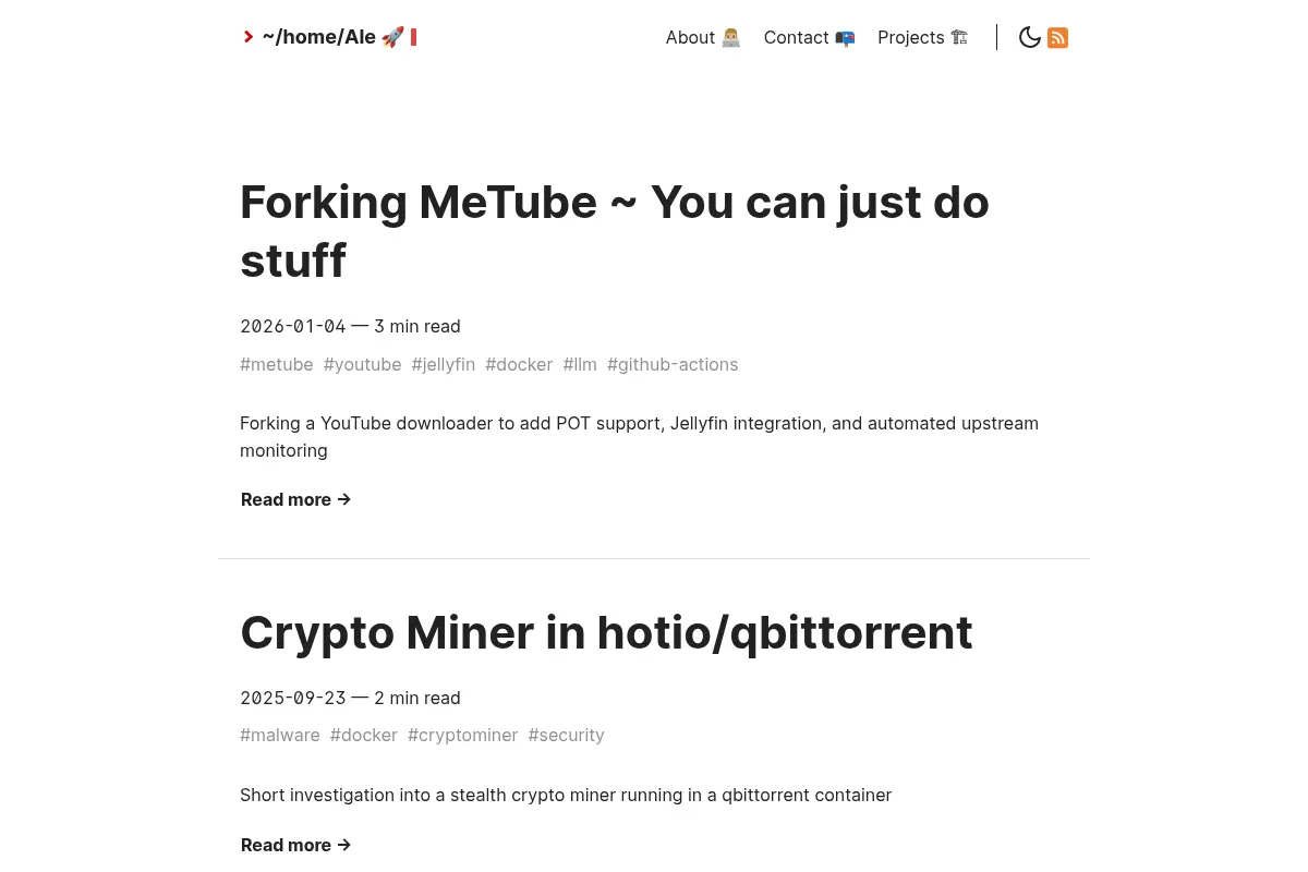 My Personal Blog