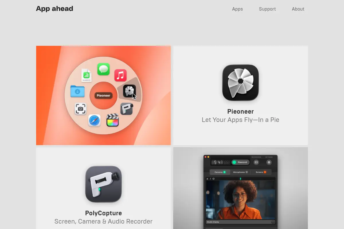 App ahead