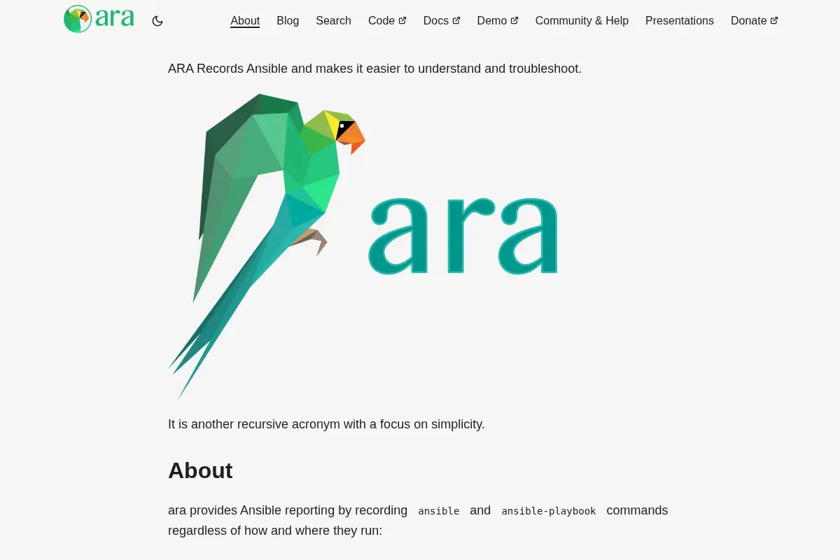 ARA Records Ansible