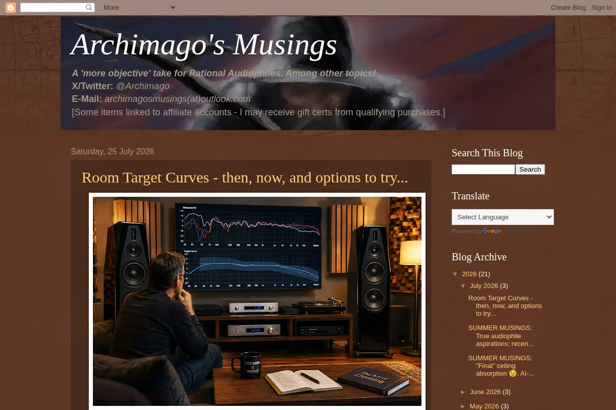 Archimago's Musings