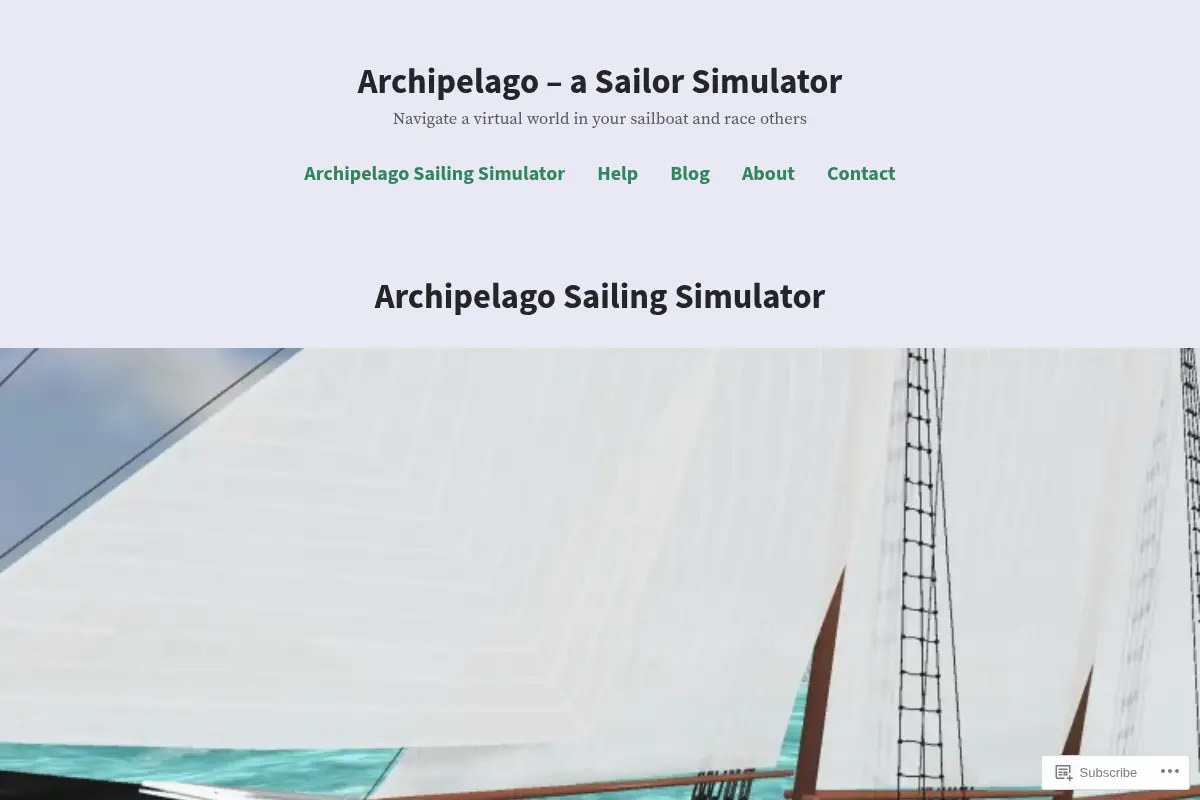 Archipelago – a Sailor Simulator