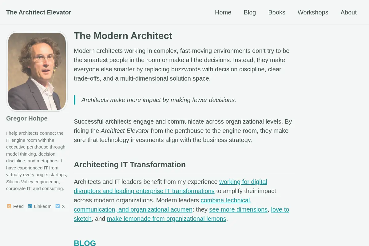 The Architect Elevator