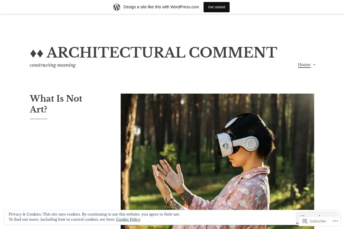 Architectural Comment