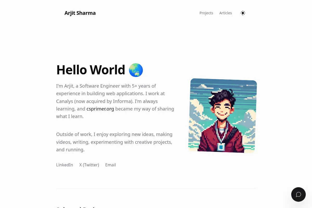 Arjit Sharma Portfolio