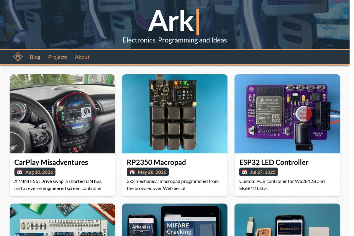Arkandas - Electronics, Programming and Ideas