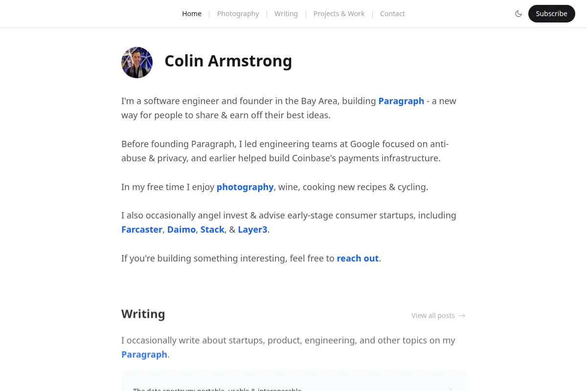 Colin Armstrong