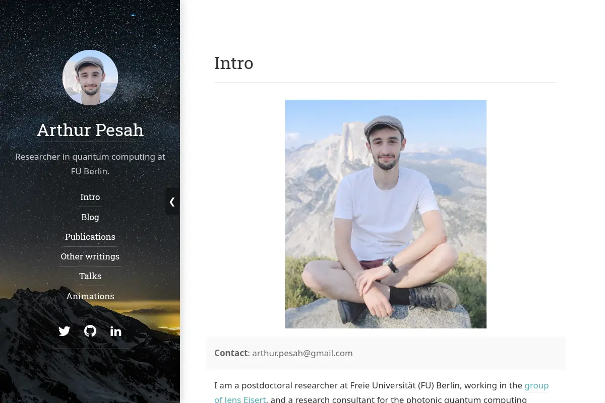 Arthur Pesah – Research Blog