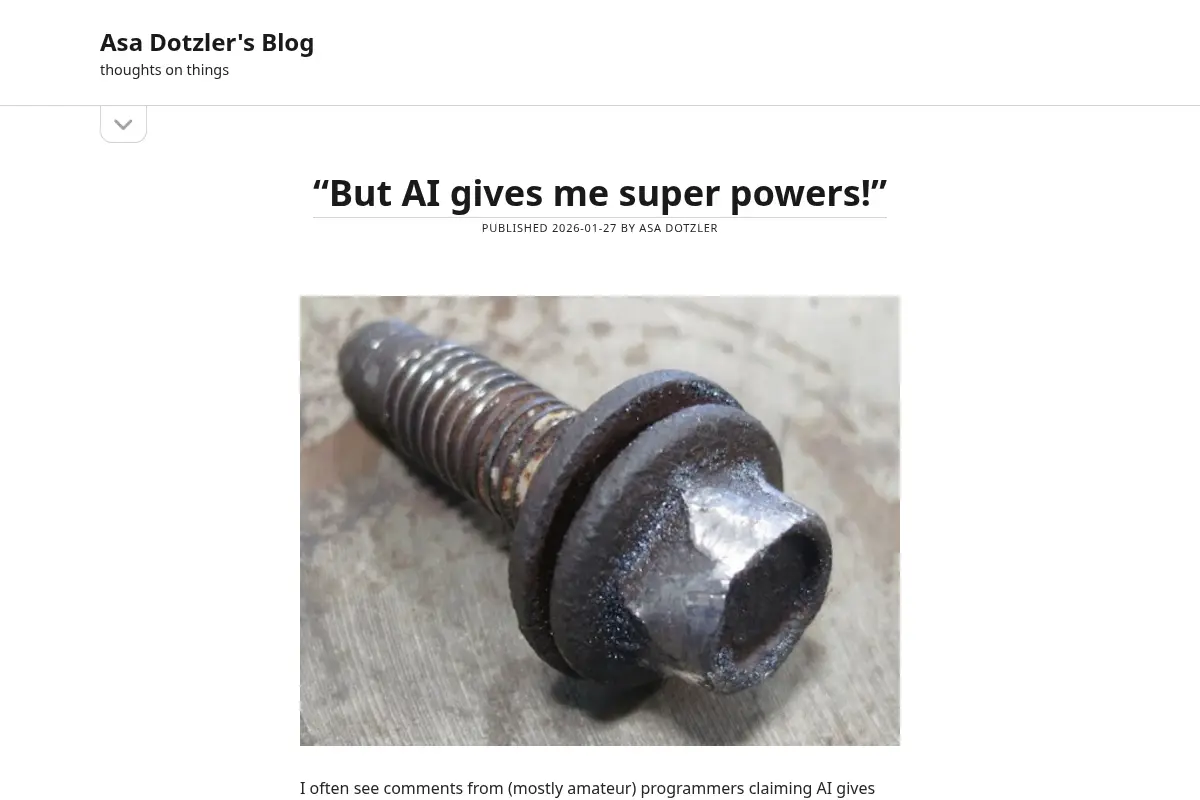 Asa Dotzler's Blog – thoughts on things