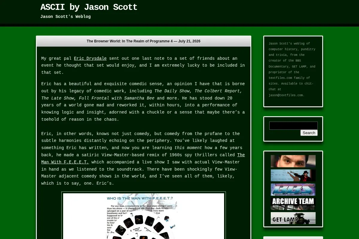 ASCII by Jason Scott