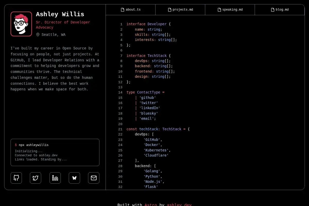Ashley Willis | ashley.dev