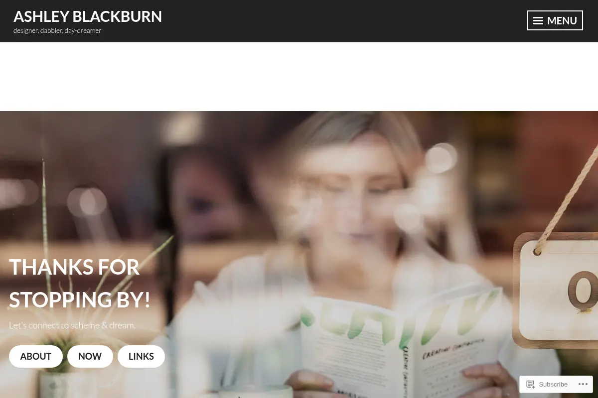 Ashley Blackburn – designer, dabbler, day-dreamer