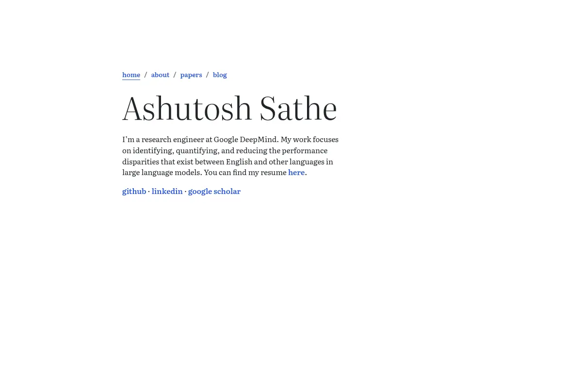 Ashutosh Sathe