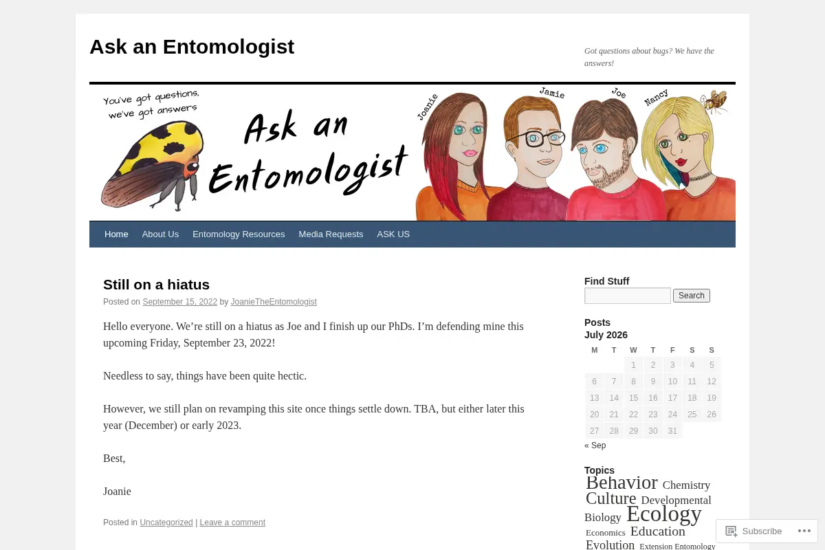 Ask an Entomologist