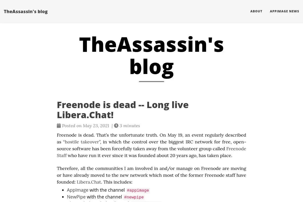 TheAssassin's blog