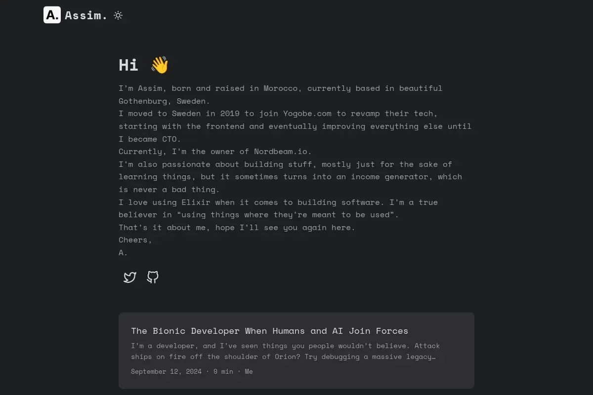 Assim's Blog