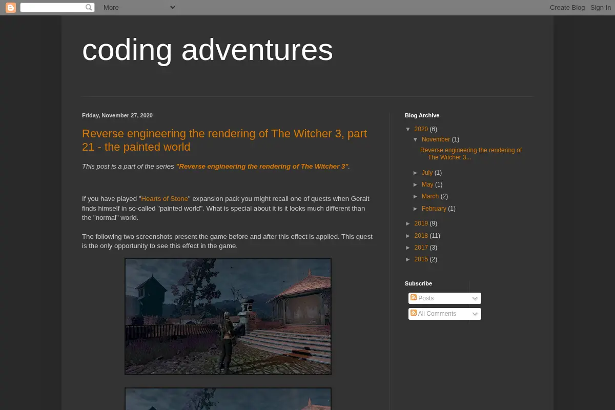 coding adventures