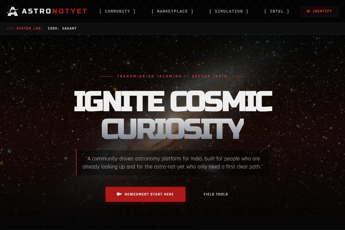 AstroNotYet