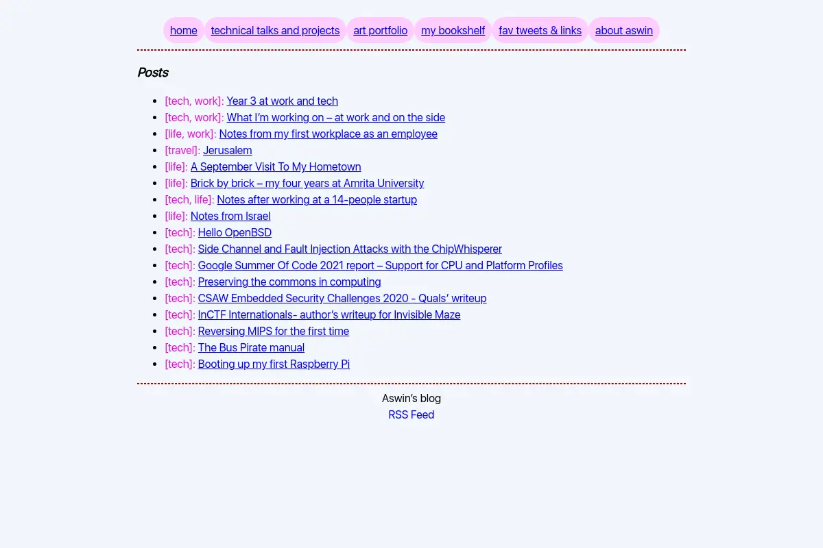 aswin's blog