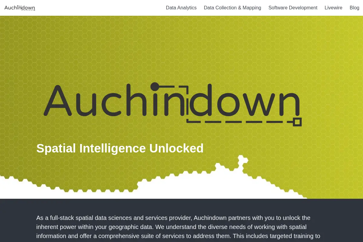 Auchindown - Geospatial Data Sciences & Services