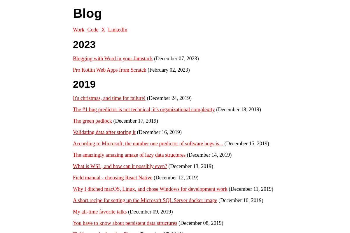 August Lilleaas' blog