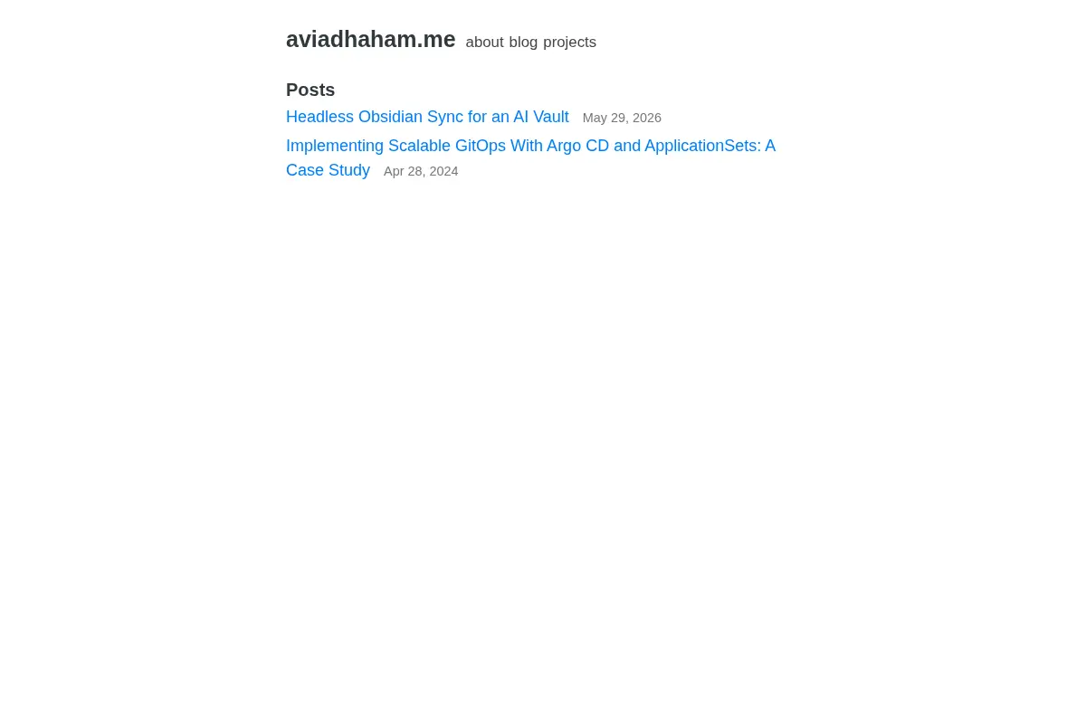 aviadhaham.me