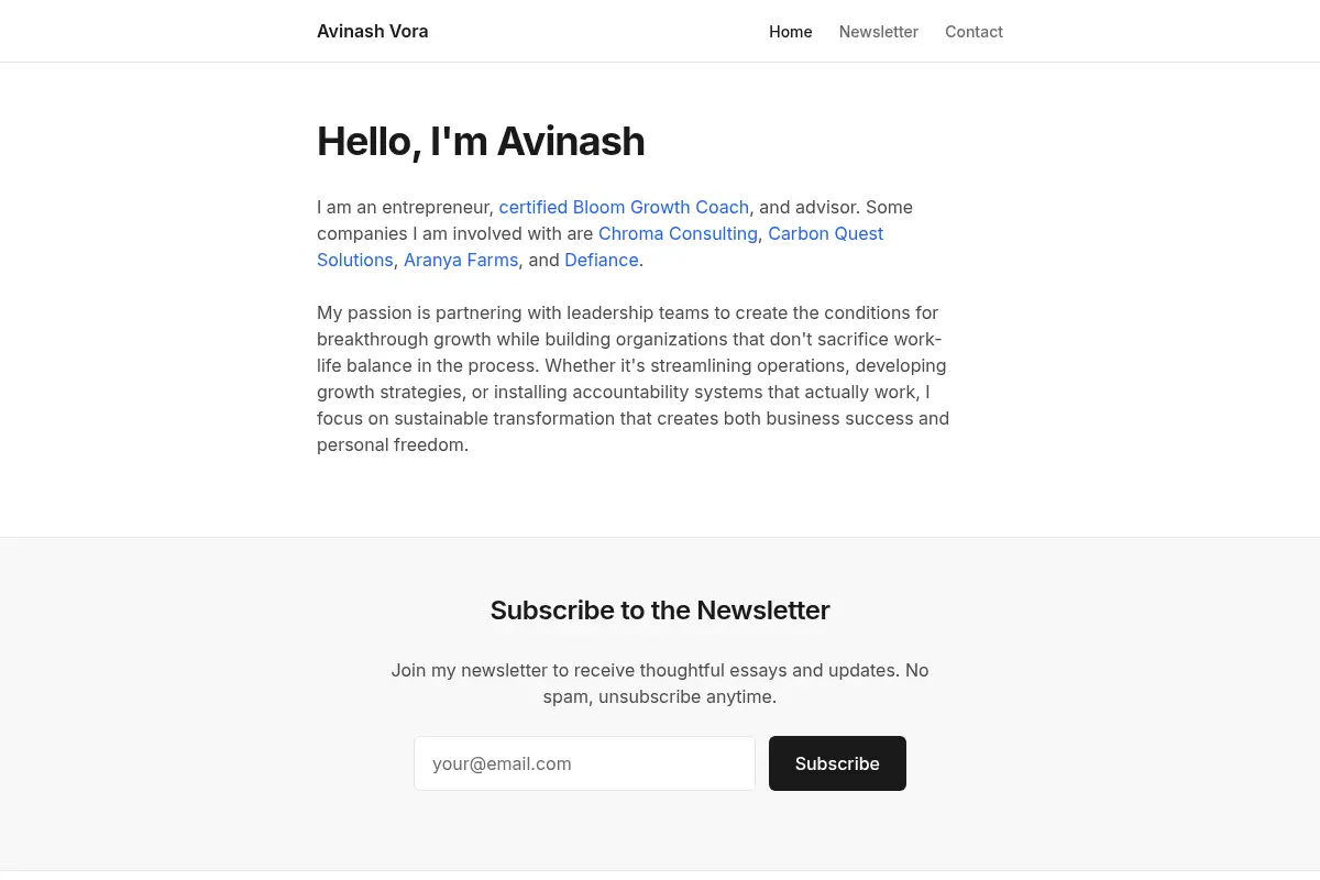 Avinash Vora