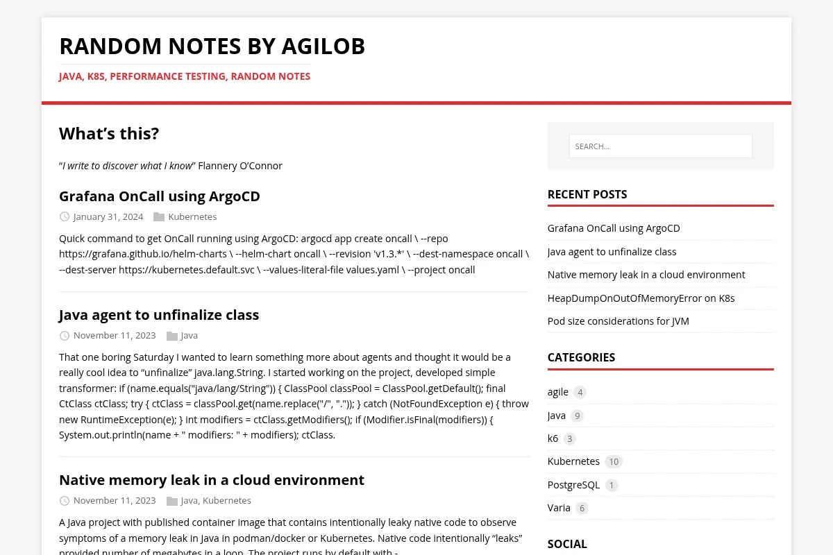 Random Notes by agilob