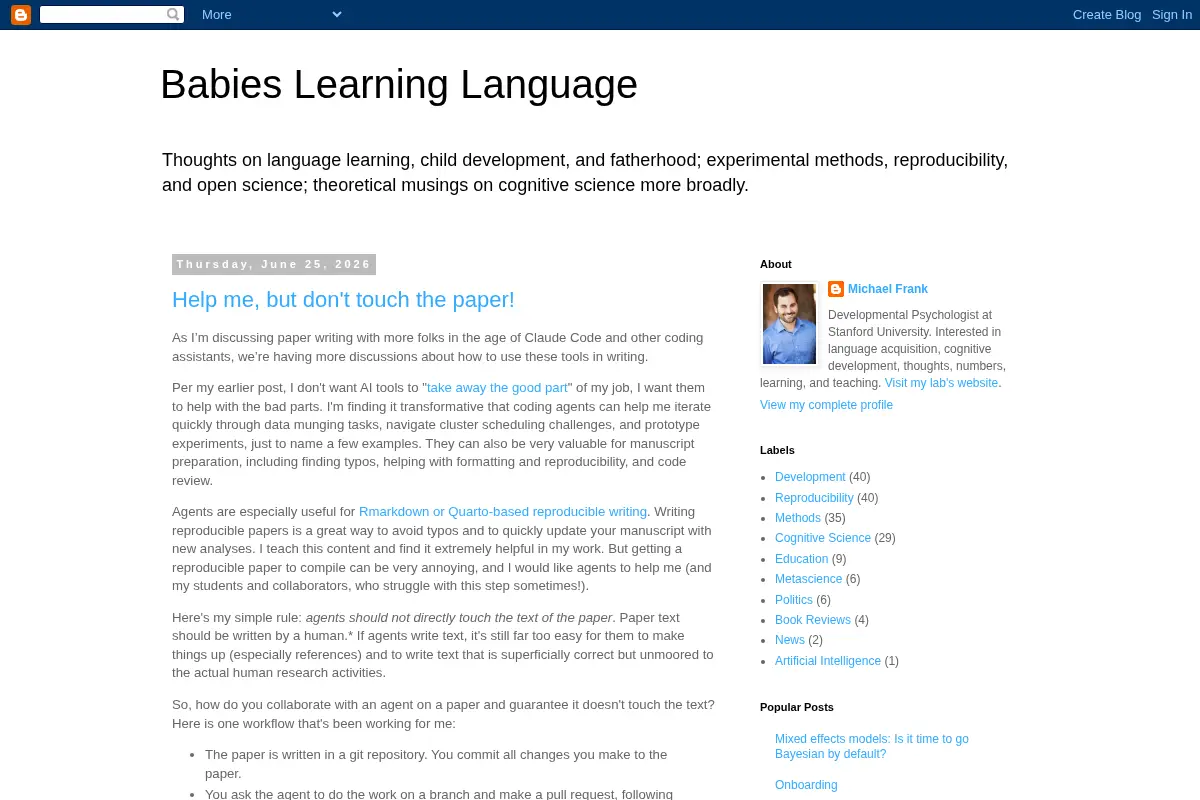 Babies Learning Language