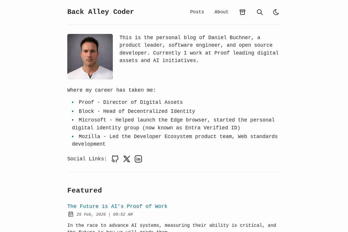 Back Alley Coder