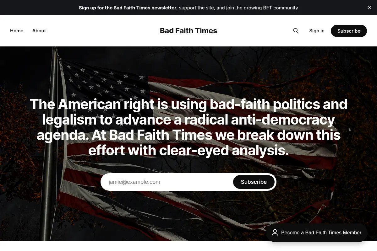 Bad Faith Times