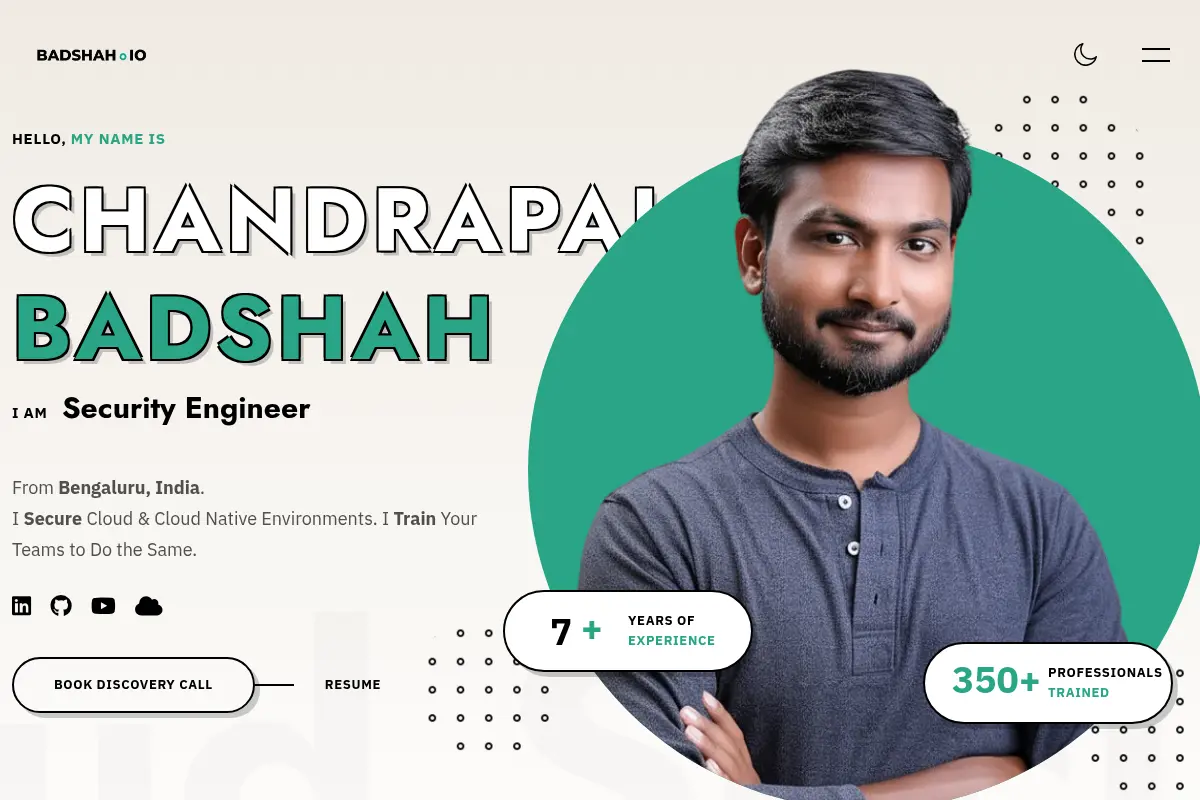 Chandrapal Badshah | Security Engineer