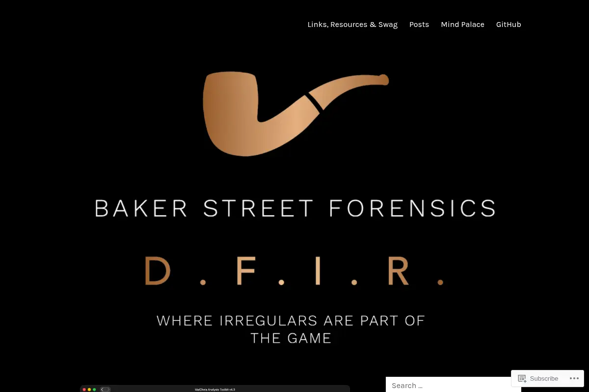 Baker Street Forensics