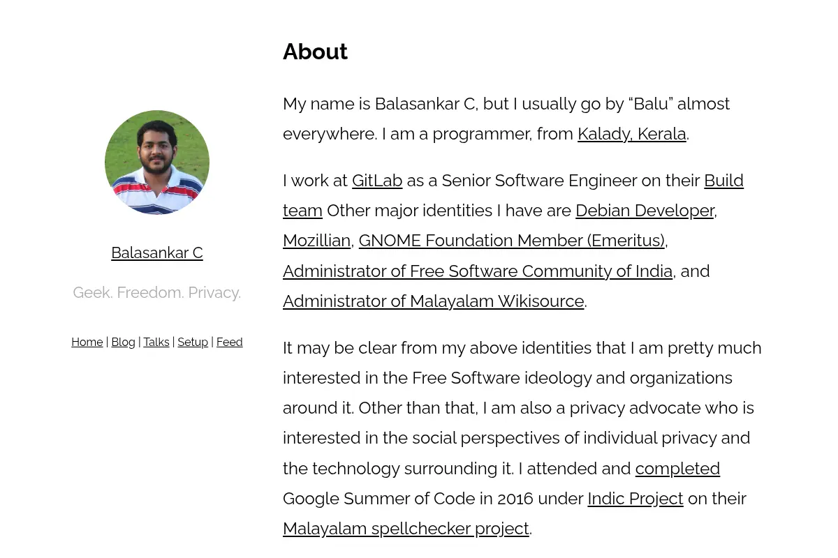 Balasankar C