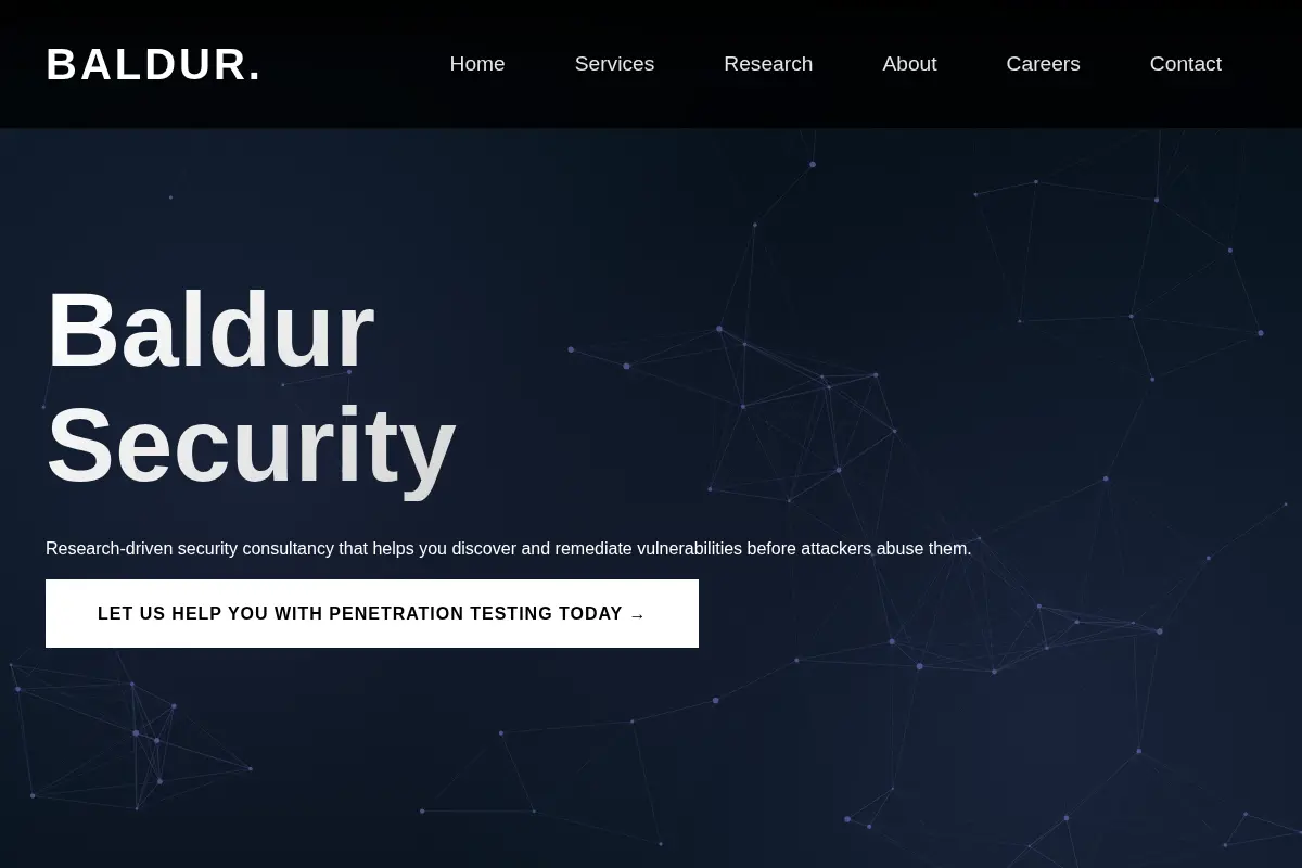 BALDUR. - Security Consultancy