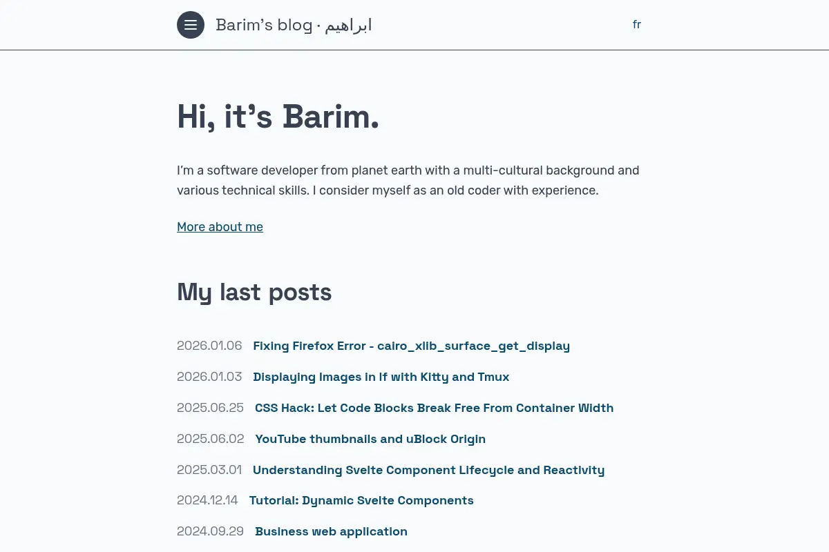 Barim's Blog