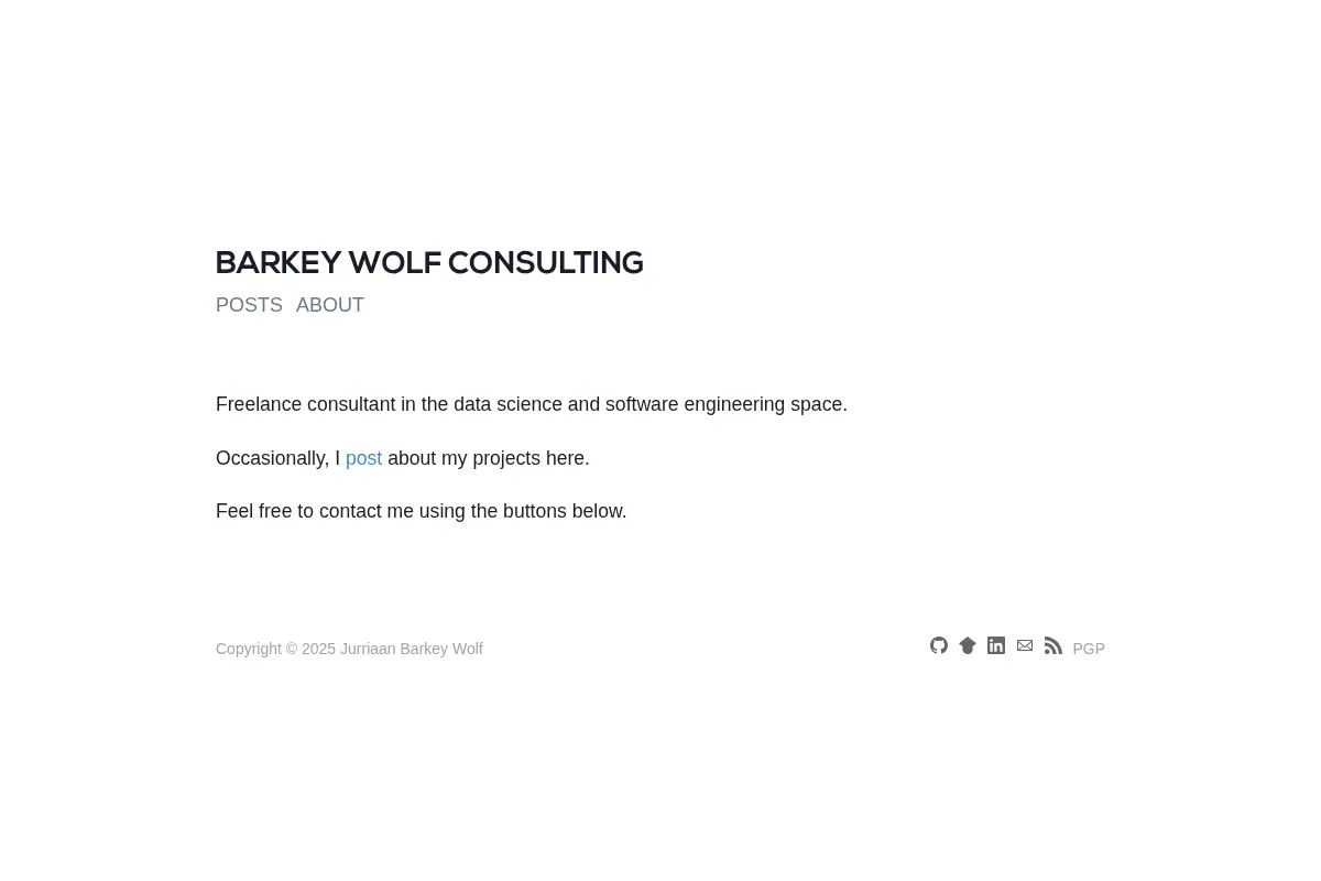 Barkey Wolf Consulting