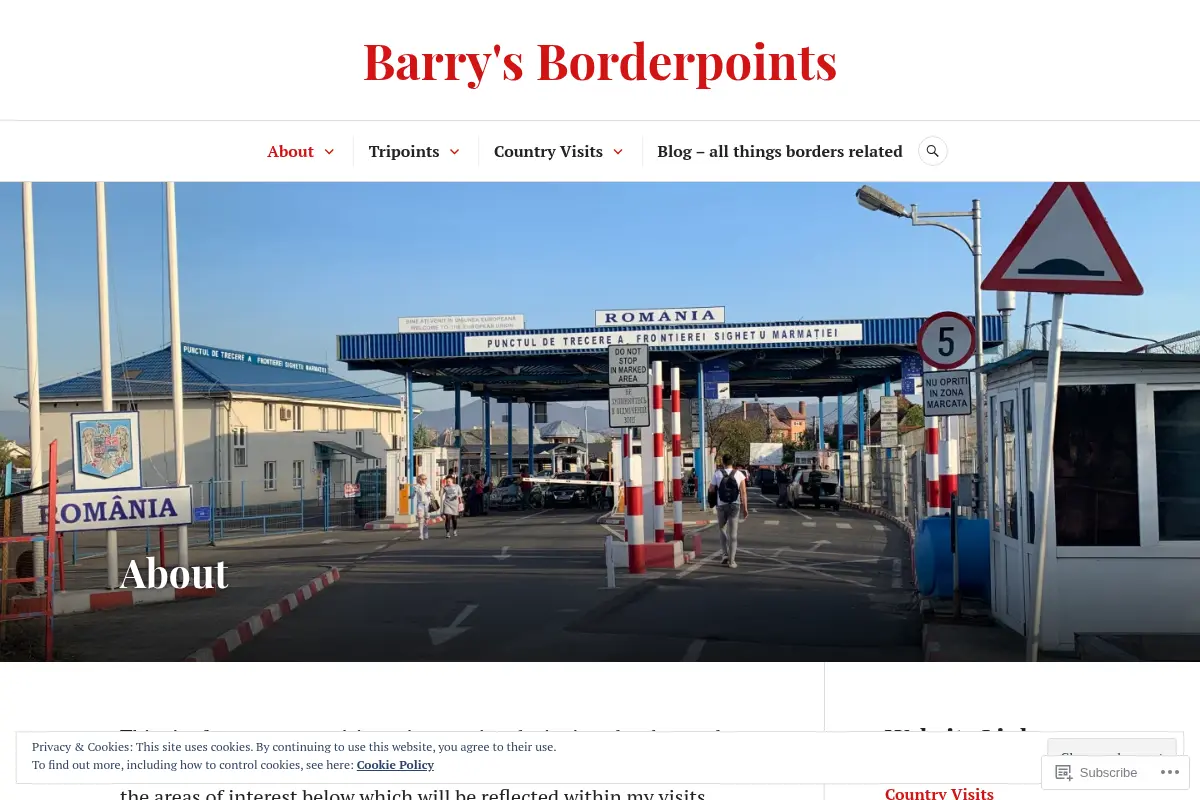 Barry's Borderpoints – Observing life on the edge