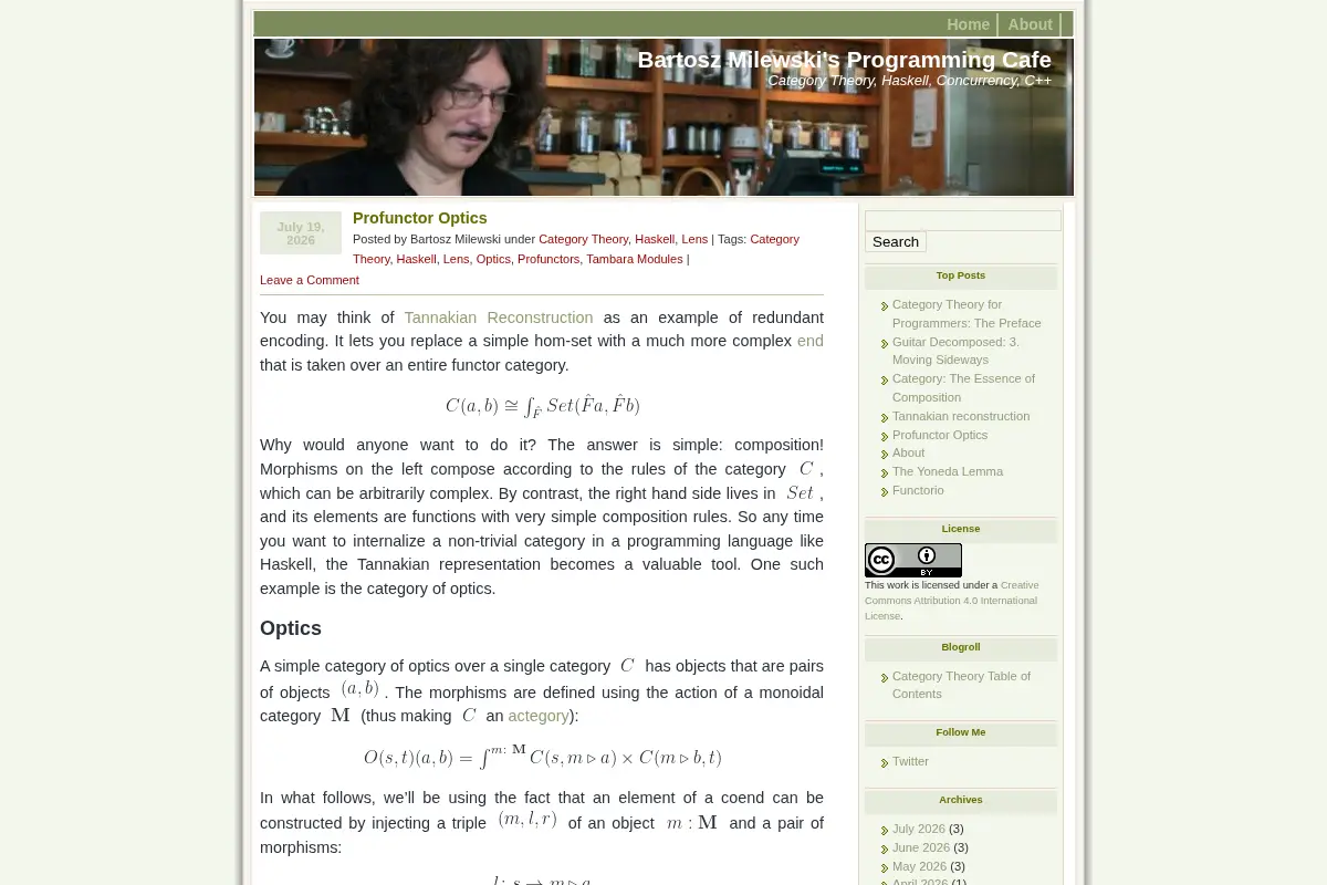 Bartosz Milewski's Programming Cafe