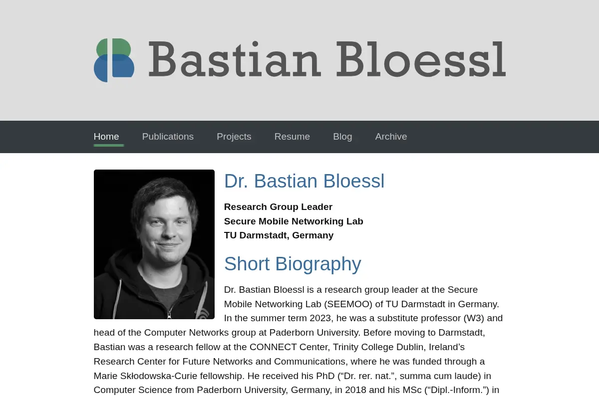 Bastian Bloessl