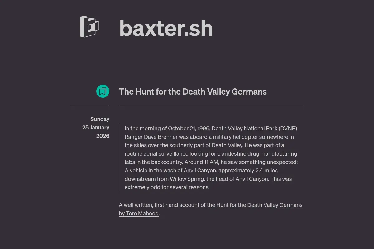 baxter.sh