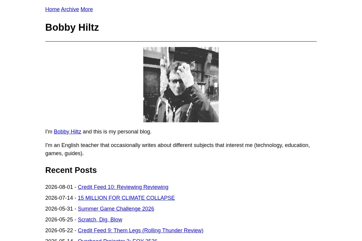 Bobby Hiltz | BobbyHiltz.com