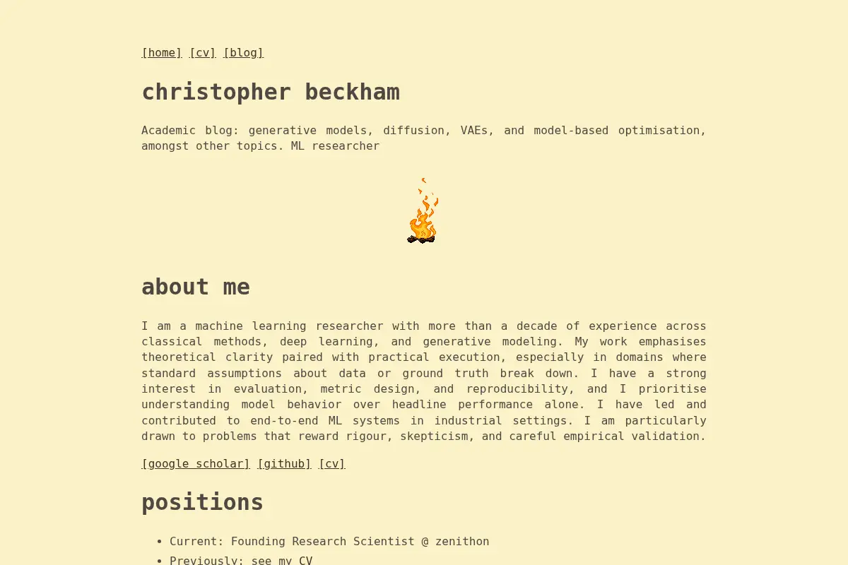 Beckham's Blog
