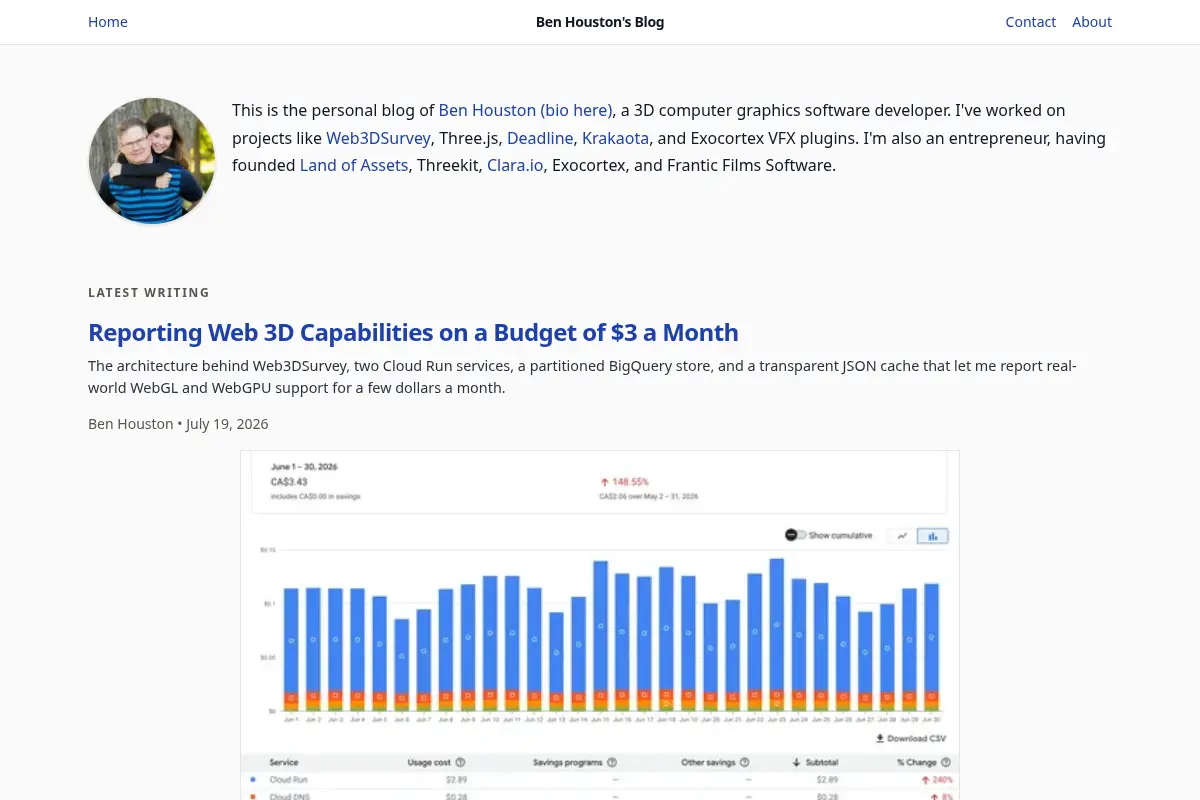 Ben Houston's Blog